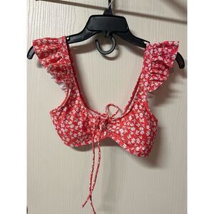 Pink Lily Bikini Top